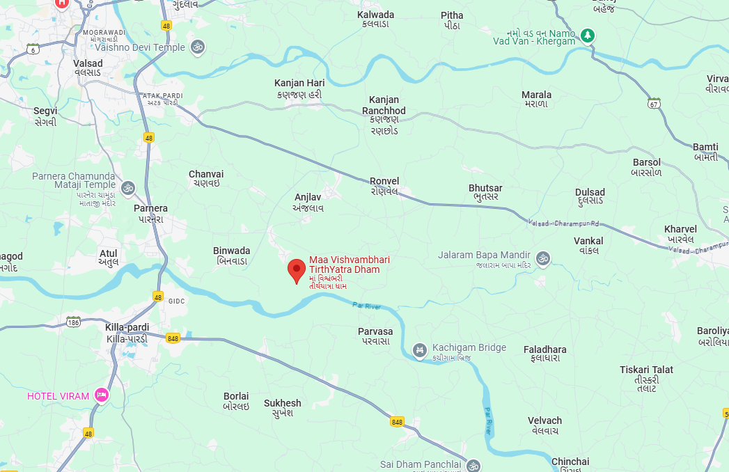 Map directions to our location